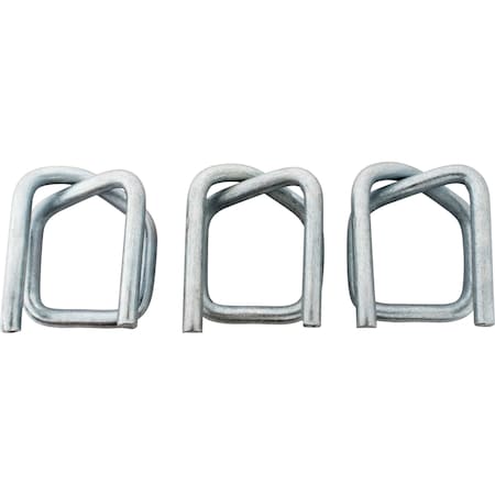 Encore Packaging Wire Buckle, HD, Galvanized, 5/8", PK1000 P58WB3-GA